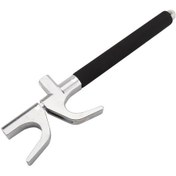 Resim Jokmae Araba Direksiyon Kilidi, 9 Pimli Bakır Kilitleme, 45-71 Cm Genişleyebilir, Acil Durum Konisi, Tüm Modeller İle Uyumlu 