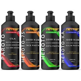 Resim Netfer 4'lü Pasta Cila Set - 4x500 Ml 