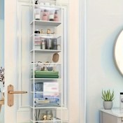 Resim 1 adet 4/6 Katlı Askılı Saklama Çantası, Katlanabilir Dokuma Olmayan, Beyaz Gri Siyah, Pencereli, Yatak Odası, Banyo, Ofis, Dolap, Ev İçin Yer Tasarrufu Sağlayan 