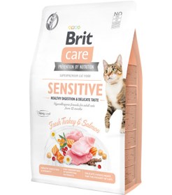 Resim Brit Care Sensitive Hypo-Allergenic Sindirim Sistemi Destekleyici Tahılsız Yetişkin Kedi Maması 2kg 