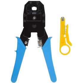 Resim Rj45 Ethernet Rj11 Rj12 Rj45 Telefon Sıkma Çakma Pensesi Cat5 Cat6 Pense + Kablo Soyucu 