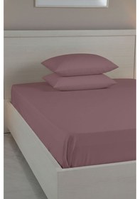 Resim %100 Pamuk Ranforce Premium King Size Lastikli Çarşaf Seti - Gül Gül Kurusu 