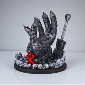 Resim Berserk Skull Knight & Guts Sword Kol Tutucu Joystick Kumanda Standı Ps5 - Ps4 - Xbox 