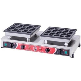 Resim Işıkgaz Silverinox Elektrikli Çiftli Kalpli Bubble Waffle Makinesi-82291 