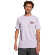 Resim Quiksilver Retrofade Erkek Mor Tişört 