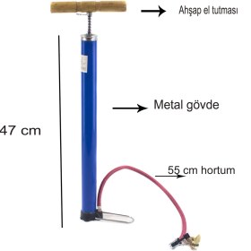 Resim Mixoyuncak Pompa El Pompası Metal Büyük Boy 47 cm Pompa 