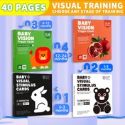 Resim 20 Adet Bebekler İçin Görsel Uyarım Kartları - Küçük Çocuklar için Eğitici Oyuncaklar, Sınıf Öğretim Yardımcısı, Renkler, Şekiller ve Hayvanlarla Odaklanın, Bilişsel Gelişimi Destekler, Görüş Eğitim, Kolay Temizlenir, Kalın ve Dayanıklı, Yenidoğan Beyin Gelişimi, Öğrenme Aktivite Kartları, Noel, Cadılar Bayramı, Yeni Yıl Hediyeleri 