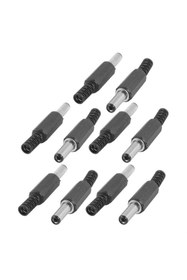 Resim Genel Markalar 5 Adet 2.1mm Dc Power Jack Erkek Adaptör Soketi Fiş Konnektör 
