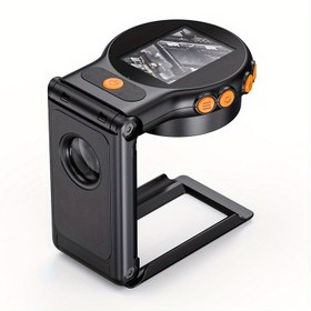 Resim INSKAM 500x Taşınabilir El Tipi Otomatik Foküs Dijital Mikroskop - USB Şarj Edilebilir, Çift Pil Seçeneği, PC ile Uyumlu, Bakım, Kaynak, Bilimsel Araştırmalar, Testler, Biyolojik Araştırmalar, Para Tanıma, Devre Kartı Onarım Tespiti, Bakım Aracı | Modern Mikroskop | Dayanıklı İnşaat, Ev Mikroskopu 