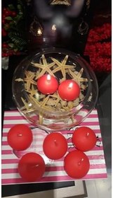 Resim iv candles Iv Candles Homedecor 12'li Kırmızı Maxi Suda Yüzen Mum KIRMIZI 10 x 10 