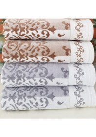 Resim 4 Adet Emily El Yüz Havlusu 50x90 %100 Pamuk Çok Renkli 