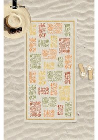 Resim Marte Home Etnik Plaj Havlusu Renkli 