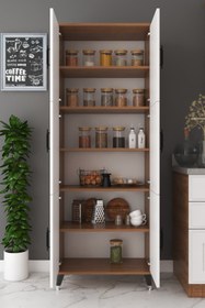 Resim ESMOPA MOBİLYA Çok Amaçlı Kiler, Banyo, Ayakkabılık, Balkon Dolap 