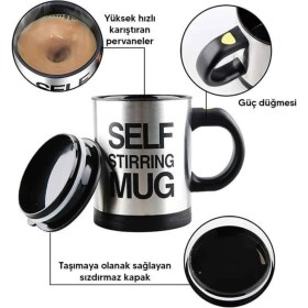 Resim Zero Land Ilkeshop Karıştırıcı Özellikli Mikser Kupa Bardak Kompakt Taşınabilir Mug 