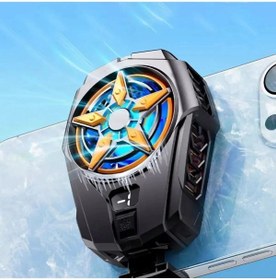 Resim EN SİGA Telefon Soğutucu Radyatör Fanlı 3 Kademeli Işıklı Göstergeli Bütün Telefon Modelleri İle Uyumlu 