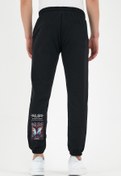 Resim VBSVİBES Siyah Savage Butterfly Baskılı Eşofman Altı Jogger 