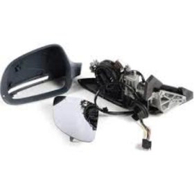 Resim Audi A3 (8P1) 2003-2012 Sol Ayna (Elektrikli Isıtmalı Sinyalli Astarlı ASF 8 Pin) 