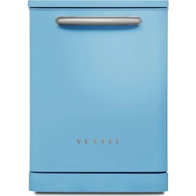 Resim Bm 5011 Retro Düş Mavisi Bulaşık Makinesi 