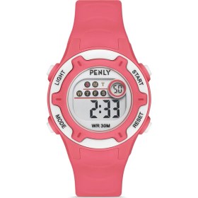 Resim Penly Dijital Çocuk Kol Saati 8212 Model Pembe +4 Renk Kronometre-Alarmlı 5ATM Su Geçirmez 