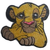 Resim Aplike Ütü İle Yapışan Küçük Kaplan Arma 3x4 cm 