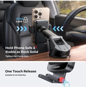 Resim Joyroom Jr-zs241s Wıreless Araç İçi Şarj Telefon Tutucu Siyah Diğer 