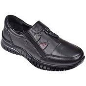 Resim Voyager Hakiki Deri Comfort Kadın Ayakkabı Voy-z006 Siyah Siyah 