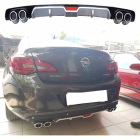 Resim Opel Astra J Sedan Difüzör Arka Tampon Eki 4 Egzoz Çıkışlı 