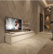 Resim Decoraktiv Eko 4b Mdf Std Tv Ünitesi Tv Sehpası - Parlak Beyaz 