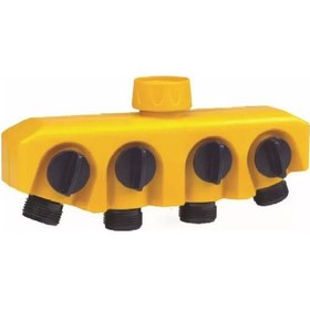 Resim Daye Dy8004 Dörtlü Musluk Adaptörü 1 x 3/4 MM 