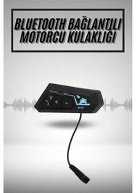 Resim Yeni Nesil Konuşma Özellikli Intercom Kask Kulaklığı 5.0 Bluetooth 