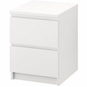 Resim IKEA Malm Komodin, Beyaz 