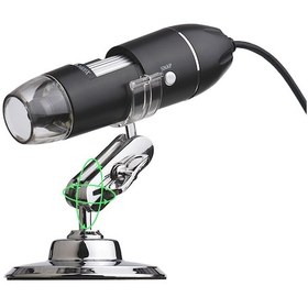 Resim Yifomall Usb El Tipi Dijital Mikroskop 8 Led Işık 1080p Hd Manuel Odaklı Bilgisayar Uyumlu Enstrüman Ölçüm Araştırma 