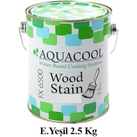 Resim Aquacool Su Bazlı Dış Mekan Verniği E.Yeşil 2.5 Kg 