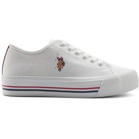 Resim U.s. Polo Assn. Lerony 5fx Beyaz Kadın Sneaker Beyaz 