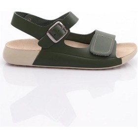 Resim Dgn P28 Kadin Çift Bantli Sandalet P28-1512-R0641 Haki 