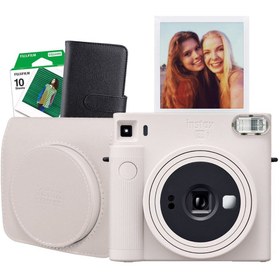 Resim Fujifilm Instax SQ1 Beyaz Fotoğraf Makinesi ve Hediye Seti 2 