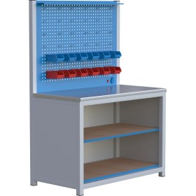 Resim SUYABATMAZ 1.30 Metre Raflı Çalışma Tezgahı 