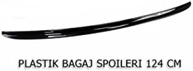 Resim Tofaş İle Uyumlu Şahin Bagaj Üstü Spoiler Bagaj Çıtası Pianoblack 