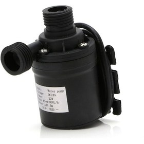 Resim 12 Volt Dalgıç Tip Mini Su Pompası Saat/800 L 8 x 5 x 6.5 Cm 