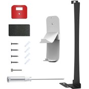 Resim Ps5 Slim Jys-p5193 Konsol Duvara Montaj Asılı Depolama Rafı Kulaklık Kavrama Organizatörlü Siyah 