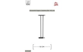 Resim Özgürce Be Safe Bebek Güvenlik Kapısı Ek Uzatma Aparatı 10 cm Antrasit 