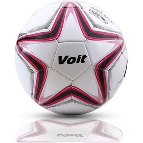 Resim Voit Futbol Topu Dikişli Extreme Game Ball Beyaz Kırmızı Siyah 5 