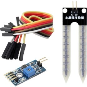 Resim Arduino Toprak Nem Sensörü Higrometre Toprak Nem Ölçer 