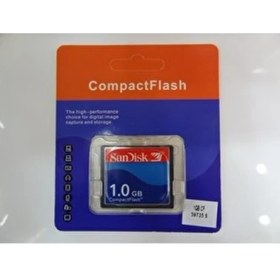 Resim Sandisk PCMCIA-CF Compact Flash Adaptör + 1GB Compact Flash Kart 