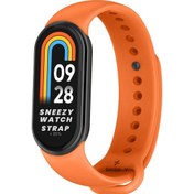 Resim Sneezy Mi Band 8 İle Uyumlu Purelux Soft Silikon Kordon 