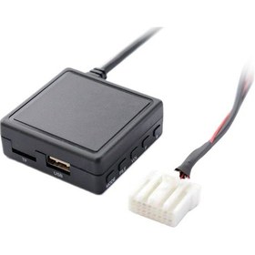 Resim Araba Aux Ses Giriş Kablo Kartı Bluetooth U Disk Mazda M6 M3 Rx-8 Mx-5 / Bestune B70 