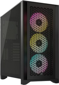 Resim Corsair iCUE 4000D Airflow RGB 850W 80+ Gold Tempered Glass USB 3.1 ATX Mid Tower Kasa 