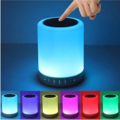 Resim Teknoblog Touch Lamp Oda Lambası Portable Speakser CL-671 Renkli Gece Lambası & Bluetooth Hoparlör 