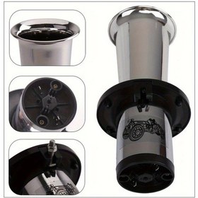 Resim Dashanshop Ford Modelleri İçin 12v Klasik Korna Antika Tasarım Oo-ga Sesi Siyah 1 Adet 