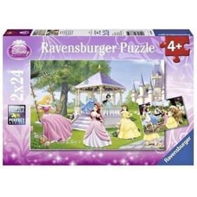 Resim Ravensburger 2x24 Parça Puzzle Walt Disney Büyülü Prensesler 088652 